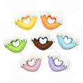 Cute Resin Fan Heart Shape Chocalate Tiny Crab Caookies Flatback Cabochons for Drop Earrings Hair Clips Making Art & Collectible