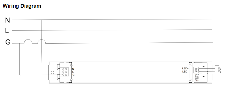 100W Non SELV Linear Led Driver