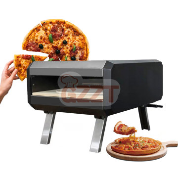 Portable Stainless Steel Gas Powered Pizza Oven for Camping and BBQ