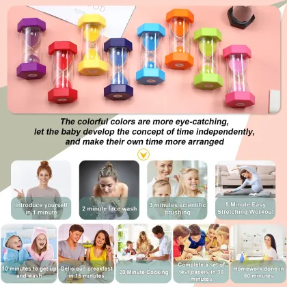 Hot Selling Space Theme Liquid Hourglass Timer: Creative Astronaut and Sand Timer Toy