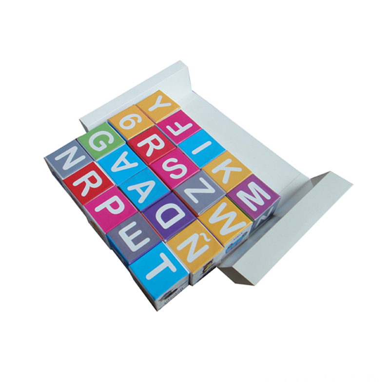 Crossword Cube Blocks แบบกำหนดเอง คุณภาพสูง Crossword Cube Blocks แบบ