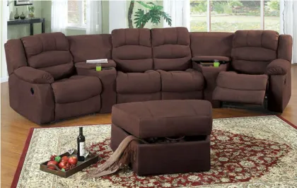YR2124 Modern home theater furniture, home theater recliner sofa