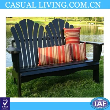 Outdoor wooden Double folding frog chair folding beach chairs