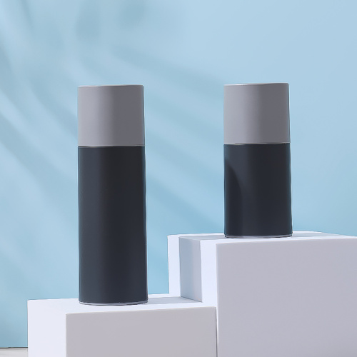 Customized Color Airless Pump Bottle Top Sale Airless Bottle Grey Cosmetic Lotion Bottles Supplier