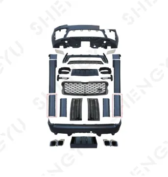 Range Rover Vogue 2013-2017 SVO Style Body System with Front and Rear Bumpers, Grille, and Side Skirts