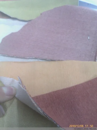 micro-suede with bonding decoration fabric