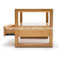 Design criativo novo mobiliário de sala de estar, mesa de noite de bambu de moda ao lado da mesa