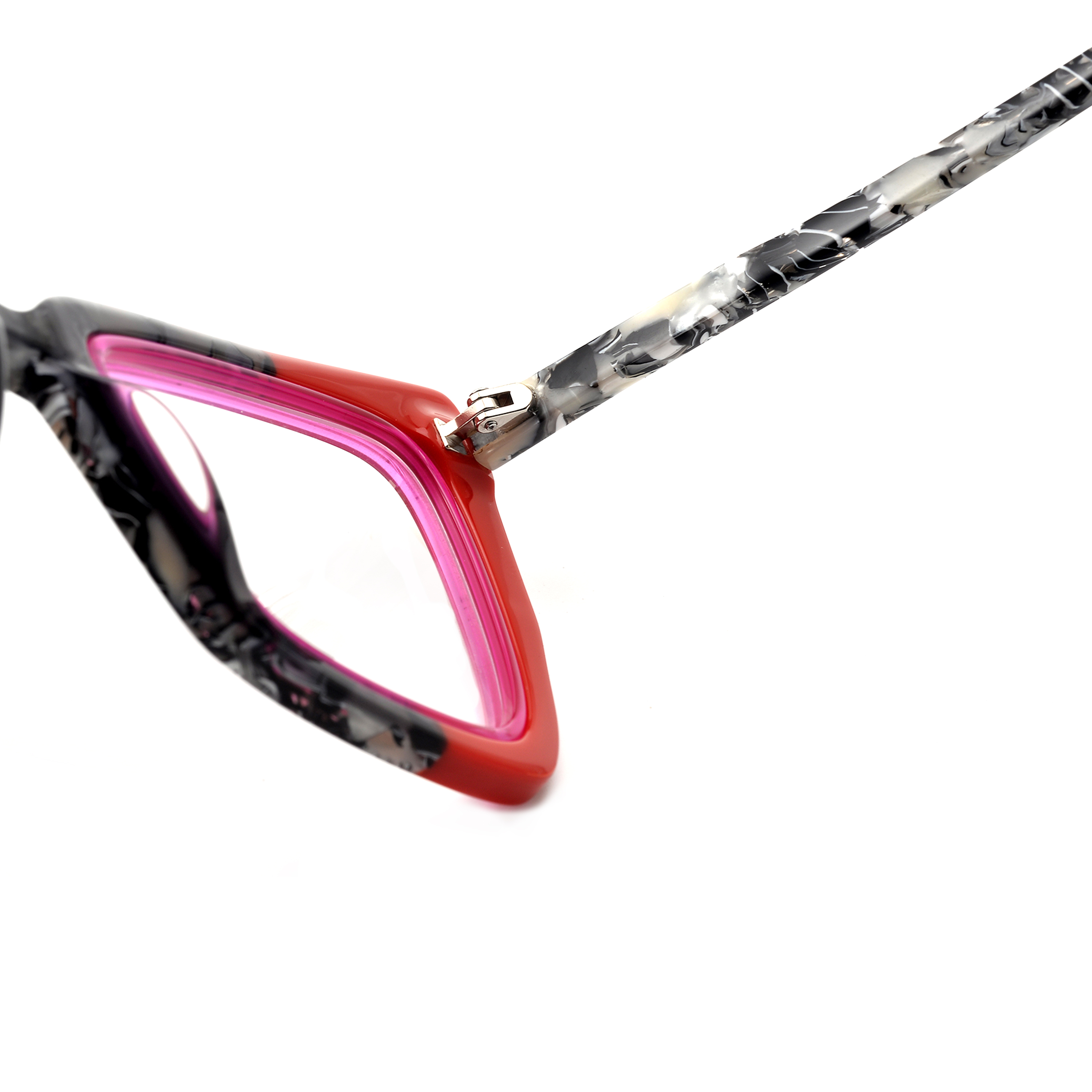 Cat Eye Large Lamination Acetate Glasses