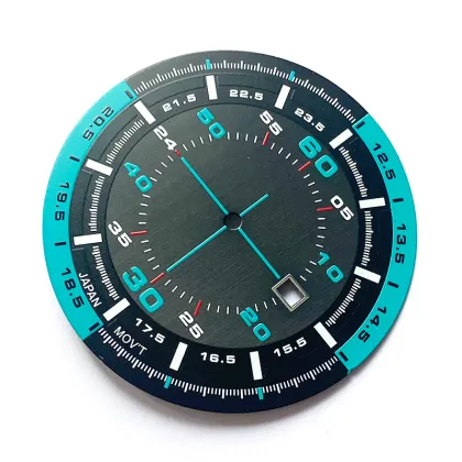 Blue And Black Sport Style Dial For Watch