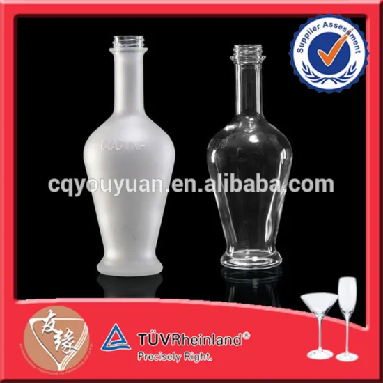 11OZ White Frosted Glass Shampoo Bottle Pump Fancy Lotion Bottles