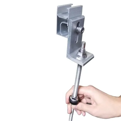 L Foot Holder Solar Hanger Bolt for Corrugated Metal Roofs