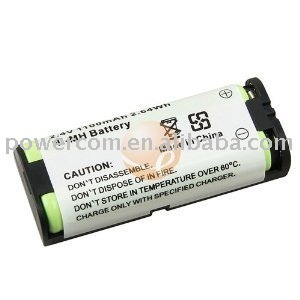 For cordless phone battery Pana P105