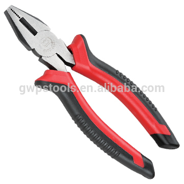 CR V American type combination pliers with two color handle