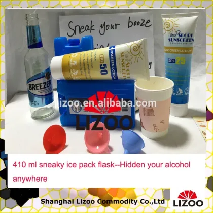 Secret Flask - Artic flask ice pack flask holds 14.5 oz