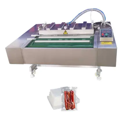 Continuous Vacuum Packing Machine for Food Packaging