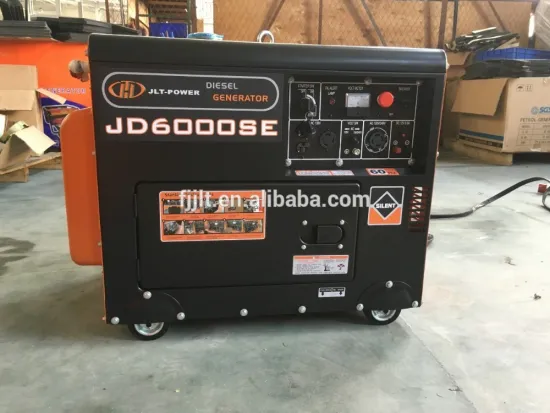 AC single phase air cooled 5kva silent diesel generator for European market
