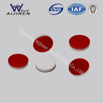 8mm PTFE septa red PTFE/white silicone septa