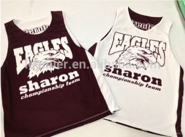 Dry fit sports reversible pinnies for men