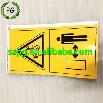 PC200 Boom Cylinder Sticker - Excavator Warning Sticker