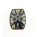 Guilloche pattern Tonneau watch dial for Chrono watch