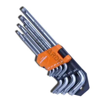 Long Torx Key Wrench Set L Wrench Allen Wrench 9Pcs