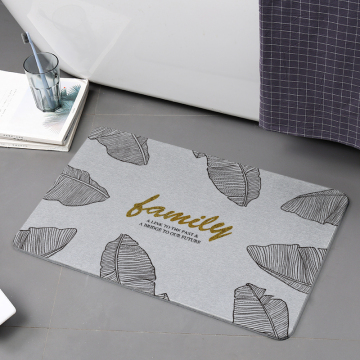 Anti slip diatomite bath mat new life