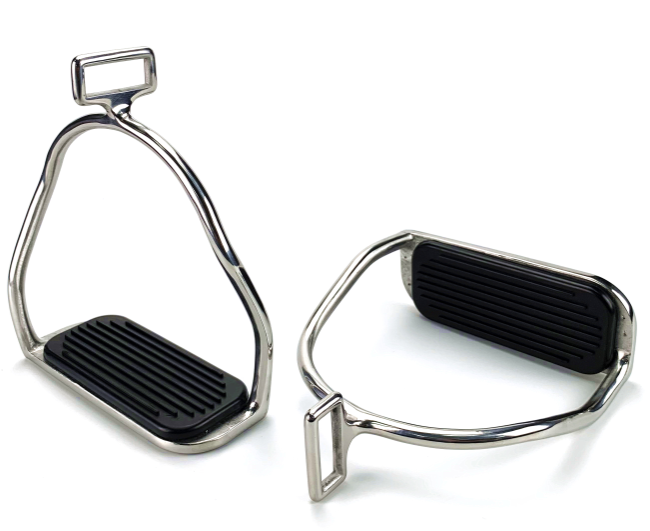 Double Safety Horse English Stirrup With Rubber Pad