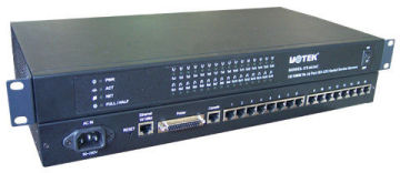 16 Ports Ethernet Serial Converter Tcp / Ip To Rs-232