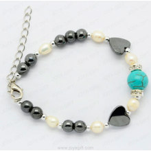 bracelet en perles d&#39;hématite étoiles