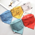 Wholesale 5 Pack Cotton Waterproof Babadores Newborn Baby Drool Bib