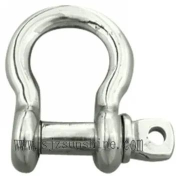 2Tons to 50Tons Screw Pin Bow Type Bolt Shackles for Accessories Rigging