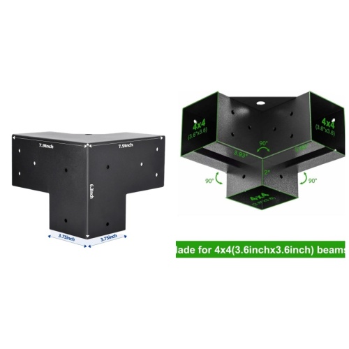 3-Way 90° Black Box Truss T-Junction