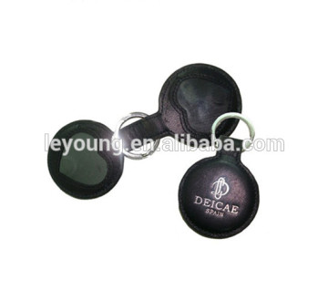 Wholesale Luxurious Black Leather Key Holder