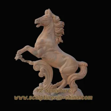 Carving Marble Horse