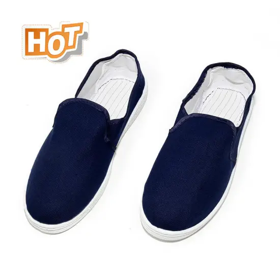 Hot Selling Cleanroom Shoes with Mesh Upper, Washable Blue PU Soles - Ideal for Electronics Workshop
