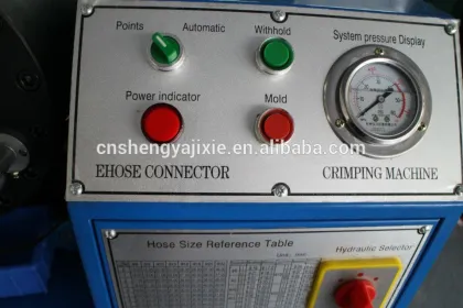 SY-90C aeroquip hydraulic hose crimping machine