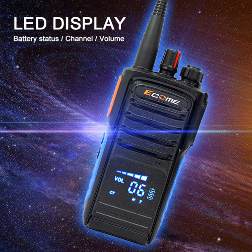 5 км UHF VHF Двух групп Walkie Talkie Handheld Двухчастотный радио Ecome ET980