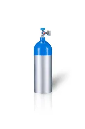 1L Blue Aluminum Alloy Medical Oxygen Cylinder