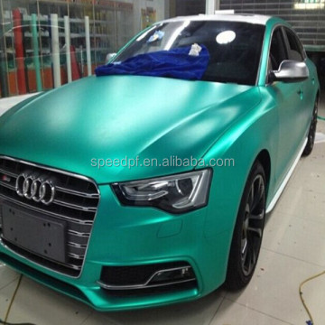 เครื่องตกแต่งยานยนต์ PVC Matte Tiffany Blue Car Wrap