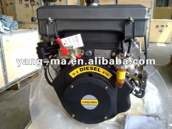 YM2V84, 15HP V-Twin Air cooled 2 cylinder horizontal/Vertical shaft diesel engine(15hp-20hp)