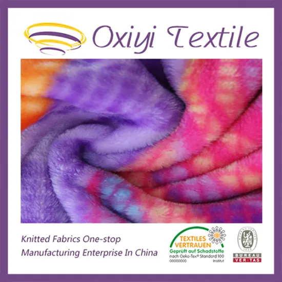 printed flannel for garment