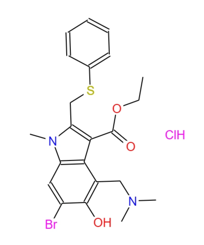 Arbidol HCL / Hidroklorür Toz CAS 131707-23-8