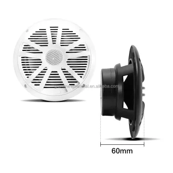 6.5 Inch White Marine IPX4 Waterproof Boat Stereo Speakers GRANDnavi