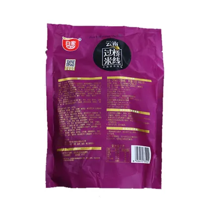 Chinese Foods Rice Noodles With Seasoning Yunnan Bridge Noodle