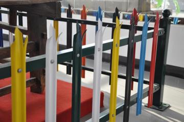 HDG + Powder Coated Steel Palisade Fence Panels