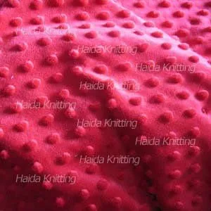Minky dots fabric