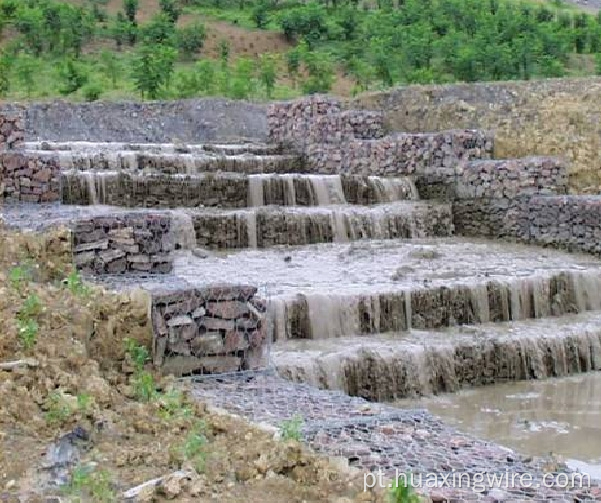 Gaiola de colchão de cesta de parede gabion