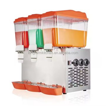 Commercial 3-Cylinder Cold Drink Juice Dispenser with Tap