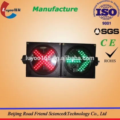 flashing traffic lights