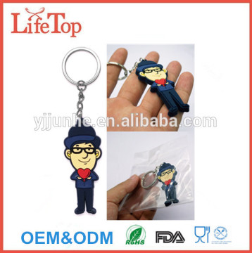 High Quantity OEM 3d logo Soft PVC Keychain for Promotion Gift